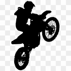 Svg Dirtbike Free , Png Download - Motorcycle Dirt Bike Silhouette Bike, Transparent Png - dirtbike png