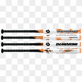 Demarini One Slow Pitch Softball Bat , Png Download - Orange Demarini Softball Bats, Transparent Png - softball bat png