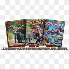 Dirtbike Motocross Action Magazine 1970s 1980s Bike - Dirt Bike Magazine, HD Png Download - dirtbike png