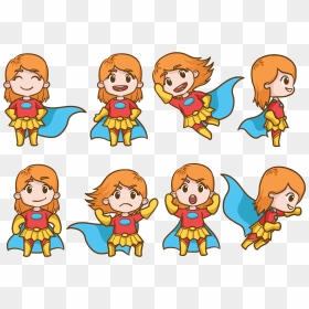 Cartoon Drawing Superwoman, HD Png Download - superwoman png