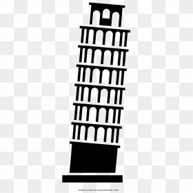 Leaning Tower Of Pisa Coloring Page - Leaning Tower Of Pisa Icon, HD Png Download - leaning tower of pisa png