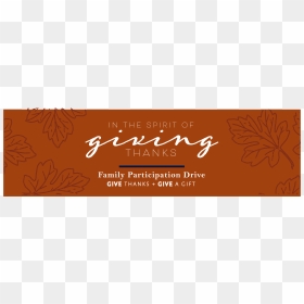 Calligraphy, HD Png Download - give thanks png
