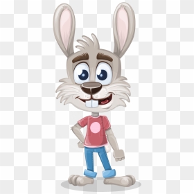Bunny Cartoon Character , Png Download - Bugs Bunny, Transparent Png - cartoon character png