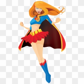 Clip Transparent Library Flying Supergirl Clipart - Super Hero Mom Png, Png Download - superwoman png