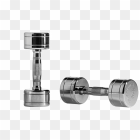 Hantle Chromowane 10 Kg, HD Png Download - dumbbells png