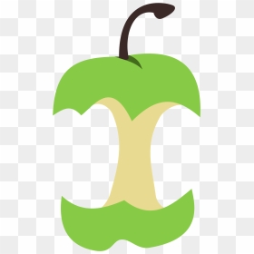 Clipart Apple Core Png, Transparent Png - apple outline png
