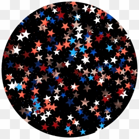 #stars #black #red #white #blue #star - Circle, HD Png Download - red white and blue stars png