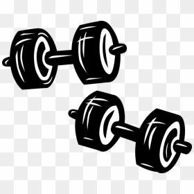 Bodybuilding Weights And Dumbbells - Vector Weights Png, Transparent Png - dumbbells png