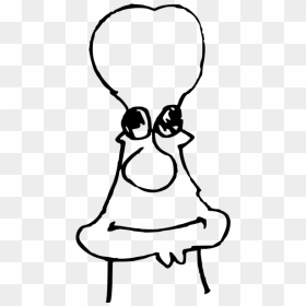 Cartoon Head - Cartoon, HD Png Download - forever alone face png