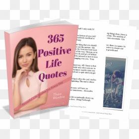 Purchase Your 365 Positive Life Quotes Ebook - Flyer, HD Png Download - life quotes png