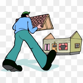 Evening Clipart Housing Community - 집 수리, HD Png Download - house cartoon png