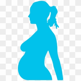 Pregnancy Silhouette Clip Art - Pregnant Clip Art, HD Png Download - pregnant woman png