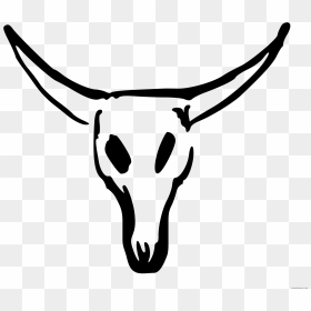 Black And White Cow Pictures - Cow Skull Clipart, HD Png Download - vaca png