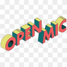 Open Mic Logo - Open Mic Transparent Free, HD Png Download - open mic png