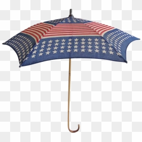 Umbrella, HD Png Download - red white and blue stars png