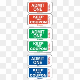 Raffle Tickets, HD Png Download - admit one ticket png