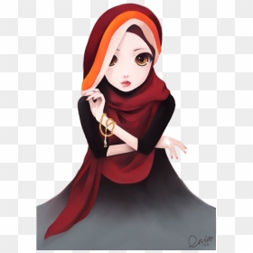 Transparent Hijab Png - Cute Hijab Girl Cartoon, Png Download - hijab png