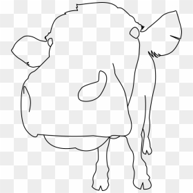 Vaca - Line Art, HD Png Download - vaca png