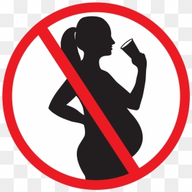 Do Not Drink If Pregnant, HD Png Download - pregnant woman png