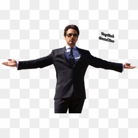 Here"s A Render Of Tony Stark I Did A While Ago, Never - Tony Stark Iron Man 1 Png, Transparent Png - robert downey jr png