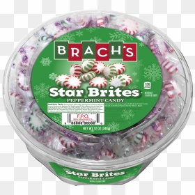 Brach"s Red And Green Star Brites Peppermint Candy,, HD Png Download - peppermint candy png