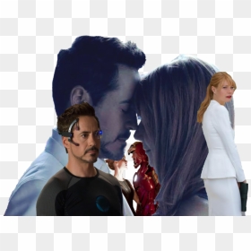 → Drawing Robert Downey Jr Gwynethpaltrow Pepperony - Love Tony Stark And Pepper Potts, HD Png Download - robert downey jr png