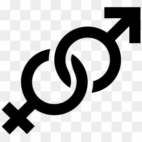 Gender Icon Png - Gender Black And White Icon, Transparent Png - gender icon png