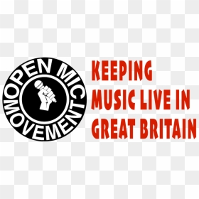 Open Mic Movement - Emblem, HD Png Download - open mic png