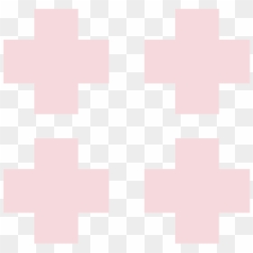 Pale Pink Cross On White - Cross, HD Png Download - pink cross png