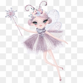 #watercolor #fairy #purple #flowers #wand #magic #sprite - Fairy, HD Png Download - fairy wand png