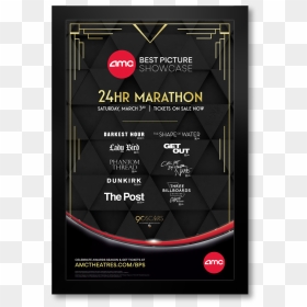 2018 Bps Os - Amc Best Picture 24 Hour Marathon, HD Png Download - oscar trophy png