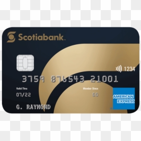 Credit Card Scotiabank Amex, HD Png Download - american express png