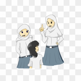 Cartoon, HD Png Download - hijab png