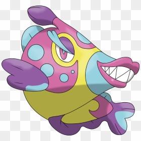 Pokemon Clipart Pink Fish - Ugliest Pokemon, HD Png Download - pokemon png images