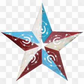 Star, HD Png Download - red white and blue stars png