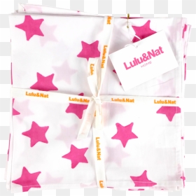 Pink Star Napkins - Black And White Stars, HD Png Download - pink star png
