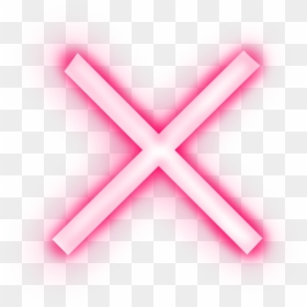 #cross #cruz #neon #sticker #aesthetic #tumblr #pink - Synecdoche Rhetoric, HD Png Download - pink cross png