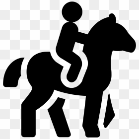 Horse Riding Icon Png - Horseback Riding Icon, Transparent Png - horse icon png