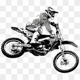 Illustrations Damien Taylor Jump, HD Png Download - dirtbike png