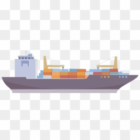 Container Ship, HD Png Download - cargo ship png