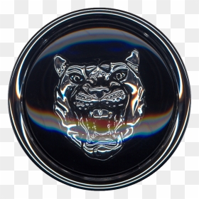 Jaguar Wheel Badge, Silver Growler/black Background - Jaguar Growler Badge, HD Png Download - black jaguar png