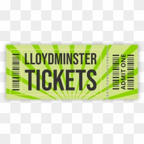 Lloydminster Ticket Sales - Vivid Seats, HD Png Download - admit one ticket png