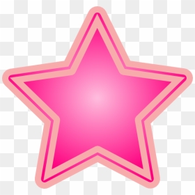 Estrelas Rosa Em Png, Transparent Png - pink star png