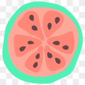 Guava Slice Clipart - Watermelon, HD Png Download - guava png