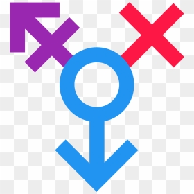 The Icon Is A Logo For Genderqueer - Icon, HD Png Download - gender icon png