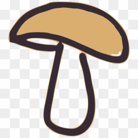 Edible Mushroom Pizza Common Mushroom Food - Mushroom Slice Clipart, HD Png Download - pizza slice clipart png
