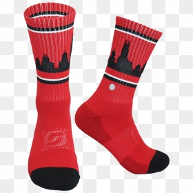 Sock, HD Png Download - chicago skyline silhouette png