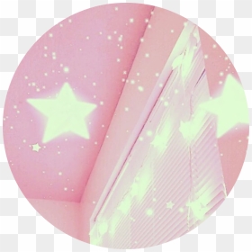 Transparent Pink Stars Png - Aesthetic Pastel Circle Png, Png Download - pink star png