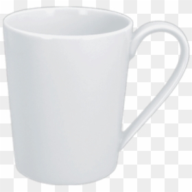 Asmg36a - แก้ว เซรามิค ขาว ล้วน ทรง สวย, HD Png Download - white mug png