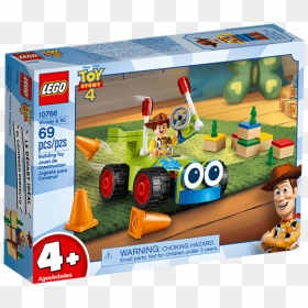 Lego® Disney 10766 Toy Story Woody & Rc - Lego Toy Story 4 Woody And Rc, HD Png Download - woody toy story png